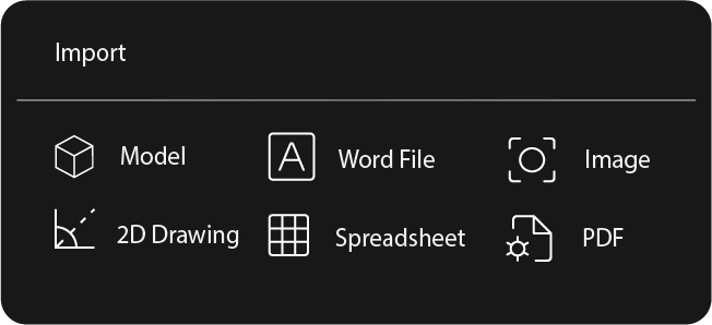Importing source engineering data