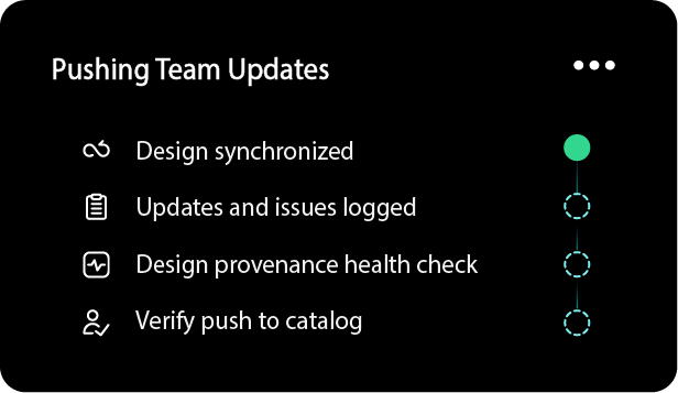Coordinating design updates